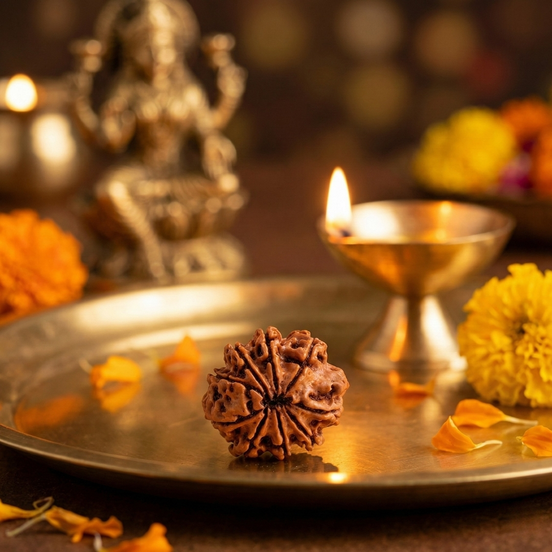 9 Mukhi Certified Rudraksha